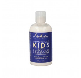 Shea Moisture Marshmallow Root & Blueberries Kids 2-In-1 Drama-Free Champú & Acondicionador 237 ml